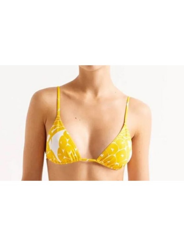 Eres Epice Trop Triangle Bikini Top Ananas Passion Size 40 Us 12 Nwt